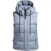 Khujo Bodywarmer 'Eden' lichtblauw