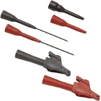 Fluke TP920 1616659 Veiligheids-testpuntenset Steekaansluiting 2 mm CAT III 300 V Rood, Zwart 1 stuk(s)