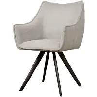 Tower Living Riviera swivel armchair - Light grey