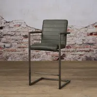 Tower Living Rocca barstool - Anthracite (Antraciet, 56x104x60cm)