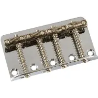 AllParts BB0355001 Vintage Stijl Nikkelen Basbrug met Schroefdraad Zadels
