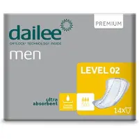 Dailee Men Level 2 Incontinentiepads voor Mannen 15 St