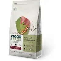 Vigor and Sage Hondenvoer Regular Weight Control Lotus Leaf 2 Kg