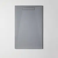 Resigres Plus Zero douchebak 160x90cm grijs mat composiet