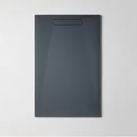 Resigres Plus Zero douchebak 180x80cm antraciet mat composiet