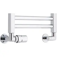 TVS Design Valves 121 aansluitset haaks links chroom
