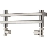 TVS Design Valves 110 aansluitset recht RVS