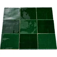 DTG Oud Hollands mozaïek wandtegel 13x13 groen-mix