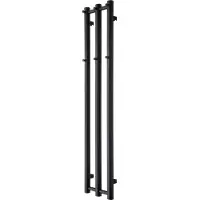 TVS Design Kiro 3 handdoekradiator zwart 200W 140x26,5cm