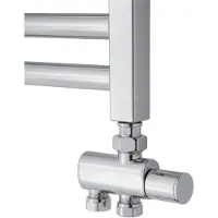 TVS Design Valves 160 onderblok recht chroom
