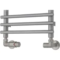 TVS Design Valves 221 aansluitset haaks links RVS