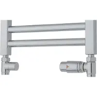 TVS Design Valves 210 aansluitset recht chroom