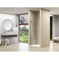 Van Rijn ST01 profielloze nisdeur 100cm chroom