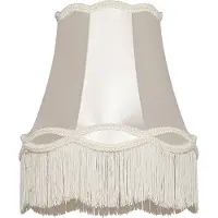 QAZQA Stoffen lampenkap crème 30 cm - Granny