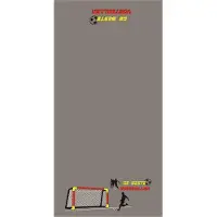 Kwikki handdoek - De beste voetballer - 95x50cm