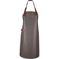 Xapron leren schort Bovine Taupe - XL (lengte 89 cm/ Breedte 70 cm)