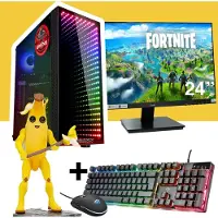 Screenon - Gaming Set - Fortnite Peely Hero - V1 (GamePC + 24 Inch Monitor + Toetsenbord + Muis)