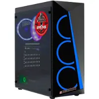 Screenon - Allround Game Computer Blue - Ryzen 7 - RTX 3050 - 16GB - 512GB SSD - Windows 11 Pro + WiFi & Bluetooth