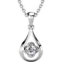 Yolora halsketting met Kalpa Camaka kristal - Zilver