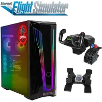 Screenon - Flight Simulator PC - FLS+Y-I3050-13 - Intel Core i5-12400F - 1TB M.2 NVMe SSD - RTX 3050 - 16GB RAM – Yoke Flight System!