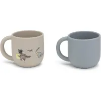 Konges Sløjd Konges Slojd - Drinkbekers - 2 pack - Siliconen - Dino