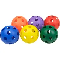 MD Sport MDsport - Gatenbal gekleurd - 9 cm - Set van 6