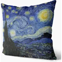 ZenXstore Dutch Design Sierkussens bij ZenXhome “The Stary Night Vincent” 40X40 inclusief kussens