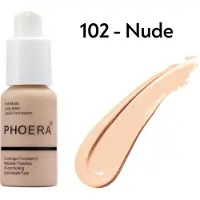 Phoera 102 nude -FOUNDATION - Soft Matte Full Coverage Liquid Foundation
