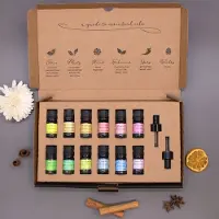 Ancient Wisdom Etherische Oliën Starters Set - Starters Set van 12 Oliën - 5ml - Essentiële Oliën Set Aromatherapie