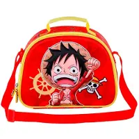 KARACTERMANIA - Luffy-3D - Thermische Lunchtas - Snack uit één stuk - rood