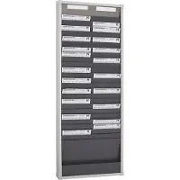 Eichner Kaarten-sorteerbord 9219 serie, verkrijgbaar met 1 tot 3 kolommen, 2 kolommen, H 1350 x B 490 mm
