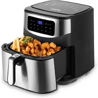 Swiss Pro+ Digitale Airfryer 10l Zilver