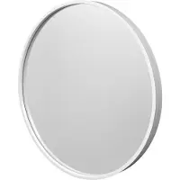 Jax Design Wandspiegel Fragix Boston rond | Jax Design glas wit 45x45x3.5 cm wandspiegels | NADUVI
