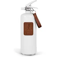 Solstickan Design Solstickan brandblusser 2 kg Donkerbruin leer