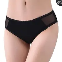 Bamboozy Bamboo Menstruatie Slip Lily - XXXL - Zwart