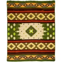 EcuaFina | Handgemaakt plaid Quilotoa wol bruin 235x195x1 cm plaids | NADUVI