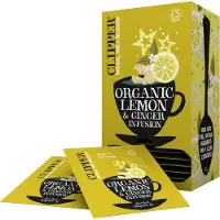 Clipper Thee Infusion Lemon and Ginger bio 25stuks