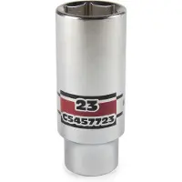 PARD 1/2'' Zeskants vlakke dop lang