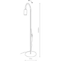 Nowodvorski Lighting Flexibele leeslamp Eye Flex wit
