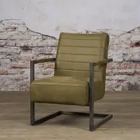 Tower Living Rocca coffeechair - Green (Groen, 77x84x63cm)