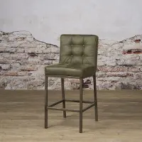 Tower Living Vasco barstool - Green (Groen, 48x100x58cm)