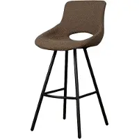 Tower Living SIDD Campo barchair - Teddy Dark brown (Bruin, 54x100x55.5cm)