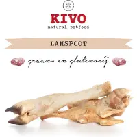 Kivo Petfood Hondensnack Lamspoot 2 zakken verpakt per 3 stuks - Graanvrij en Glutenvrij