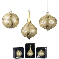 Goodwill - Kerstbal - Glas - Crème