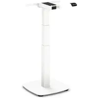 Worktrainer - TinyDesk - Hoogte 58-123cm - klein Zit-sta bureau - Elektrisch Frame – In hoogte verstelbaar Bureau Onderstel - Wit