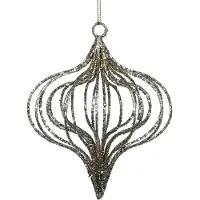 Goodwill Kerstbal Open-Draad Goud D 12 cm Voordeelaanbod per 2 stuks