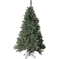 A Perfect Christmas Blackhill kunstkerstboom - 150 cm - donkergroen - Ø 83 cm - 412 tips - metalen voet