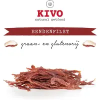 Kivo Petfood Hondensnack Eendenfillet 250 gram - Graanvrij en Glutenvrij
