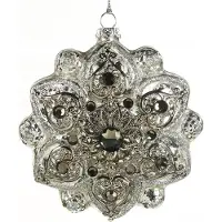 Goodwill - Kerstbal - Zilver - D5 x H2 cm