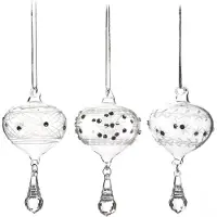Goodwill Kerstbal Glas 5,5 cm Voordeelaanbod Ass. per 3 stuks